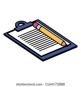 checklist clipboard with pencil