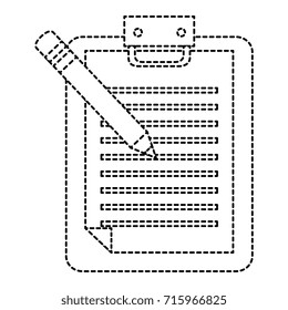 checklist clipboard with pencil