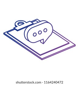 checklist clipboard with speech bubble