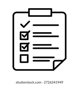Checklist clipboard with three completed tasks and one pending to do list task list d