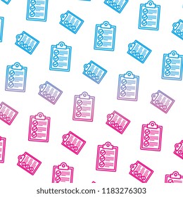 checklist clipboards pattern background
