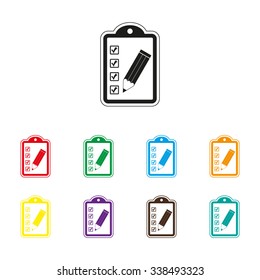 checklist - color vector icon