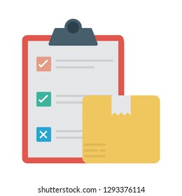 checklist   courier   parcel  