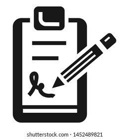 Checklist delivery icon. Simple illustration of checklist delivery vector icon for web design isolated on white background