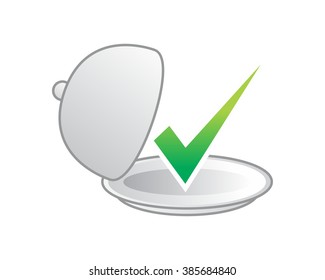 checklist dish plate image icon