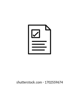 checklist, to do list icon vector illustration