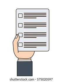 checklist document icon image vector illustration design 