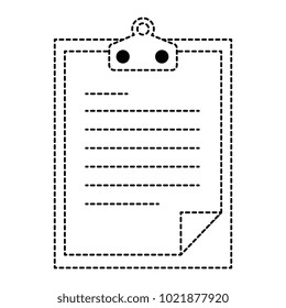 checklist document isolated icon