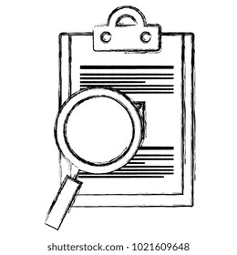 checklist document with magnifying glass
