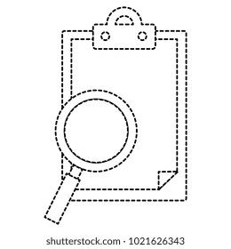 checklist document with magnifying glass