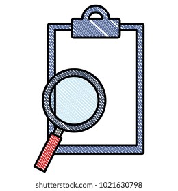 checklist document with magnifying glass