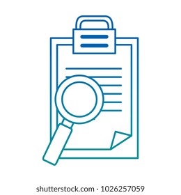 checklist document with magnifying glass