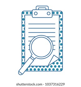 checklist document with magnifying glass