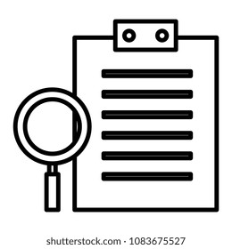 checklist document with magnifying glass