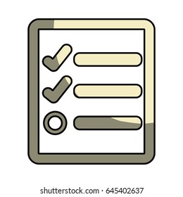 Checklist document sheet