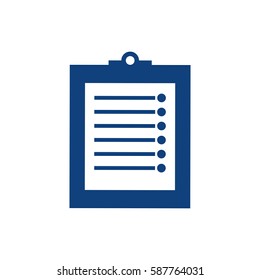 Checklist document sheet icon vector illustration graphic design