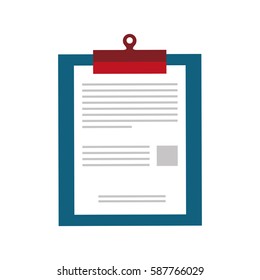 Checklist document sheet icon vector illustration graphic design