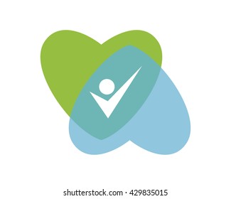 checklist figure heart graph diagram image vector