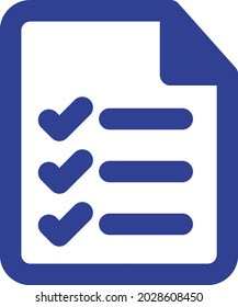 Checklist file Isolated Vector icon which can easily modify or edit

