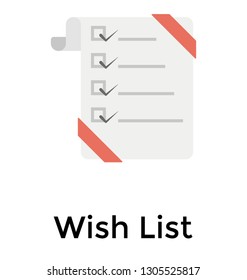 Checklist flat icon design 