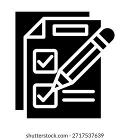 Elemento De Ícone De Formulário De Lista De Verificação Para Design