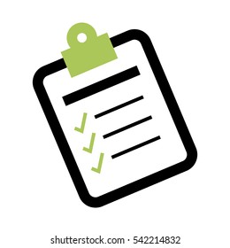 Checklist form symbol icon vector illustration graphic design