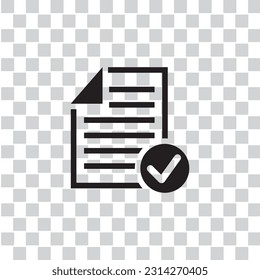 checklist icon , agreement icon vector
