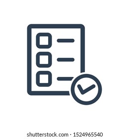 Checklist Icon is best to use any kind of design or projects .