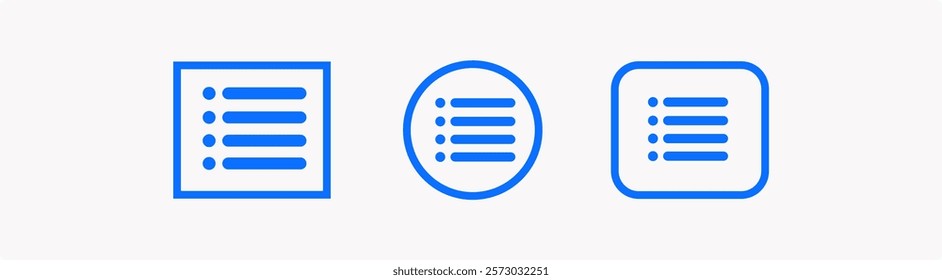 Checklist Icon, check list sign outline isolated on white background. clip board or pad symbol.