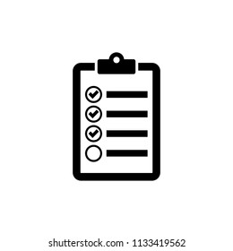 Checklist icon. check list vector icon. check mark icon