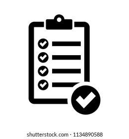 checklist icon. check list vector icon. check mark icon