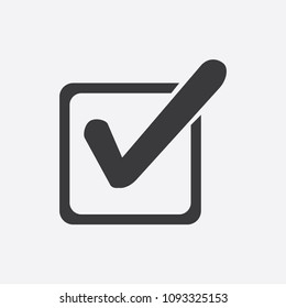 The checklist icon. Clipboard symbol. Flat Vector illustration