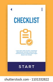 Checklist Icon Concept