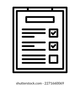 Checklist Icon Design For Personal And Commercial Use