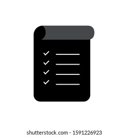 Checklist icon. Design template vector