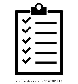 checklist icon design vector template