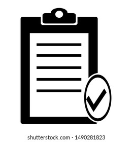 checklist icon design vector template