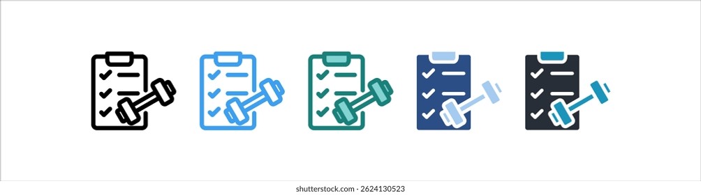 Checklist Icon In Different Style Vector