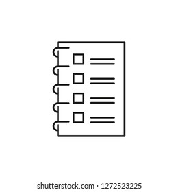 Checklist icon to do list outline icon