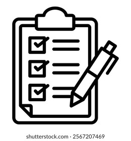 Checklist Icon Element For Design
