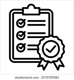 Checklist Icon Element For Design