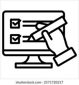 Checklist Icon Element For Design