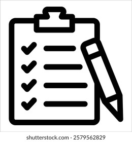 Checklist Icon Element For Design