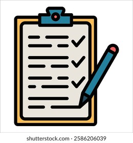 Checklist Icon Element For Design