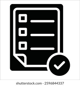 Checklist Icon Element For Design