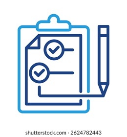 Checklist-Symbolelement für Design