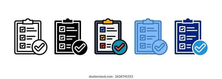 Checklist Icon Element For Design