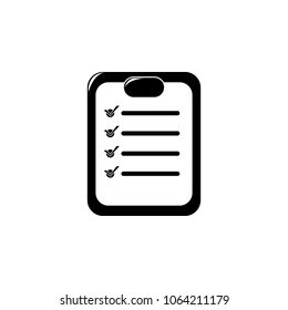 checklist icon. Element of education and science illustration. Premium quality graphic design icon. Signs and symbols collection icon for websites, web design, mobile app on white background