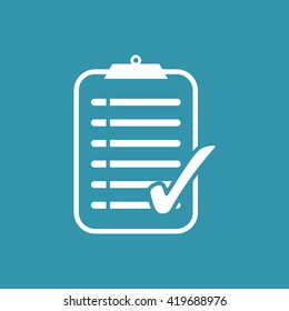 Checklist Icon. Eps-10.
