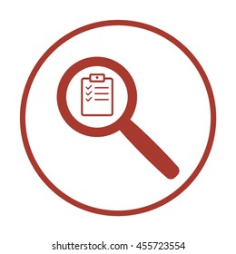 Checklist Icon. Flat design.